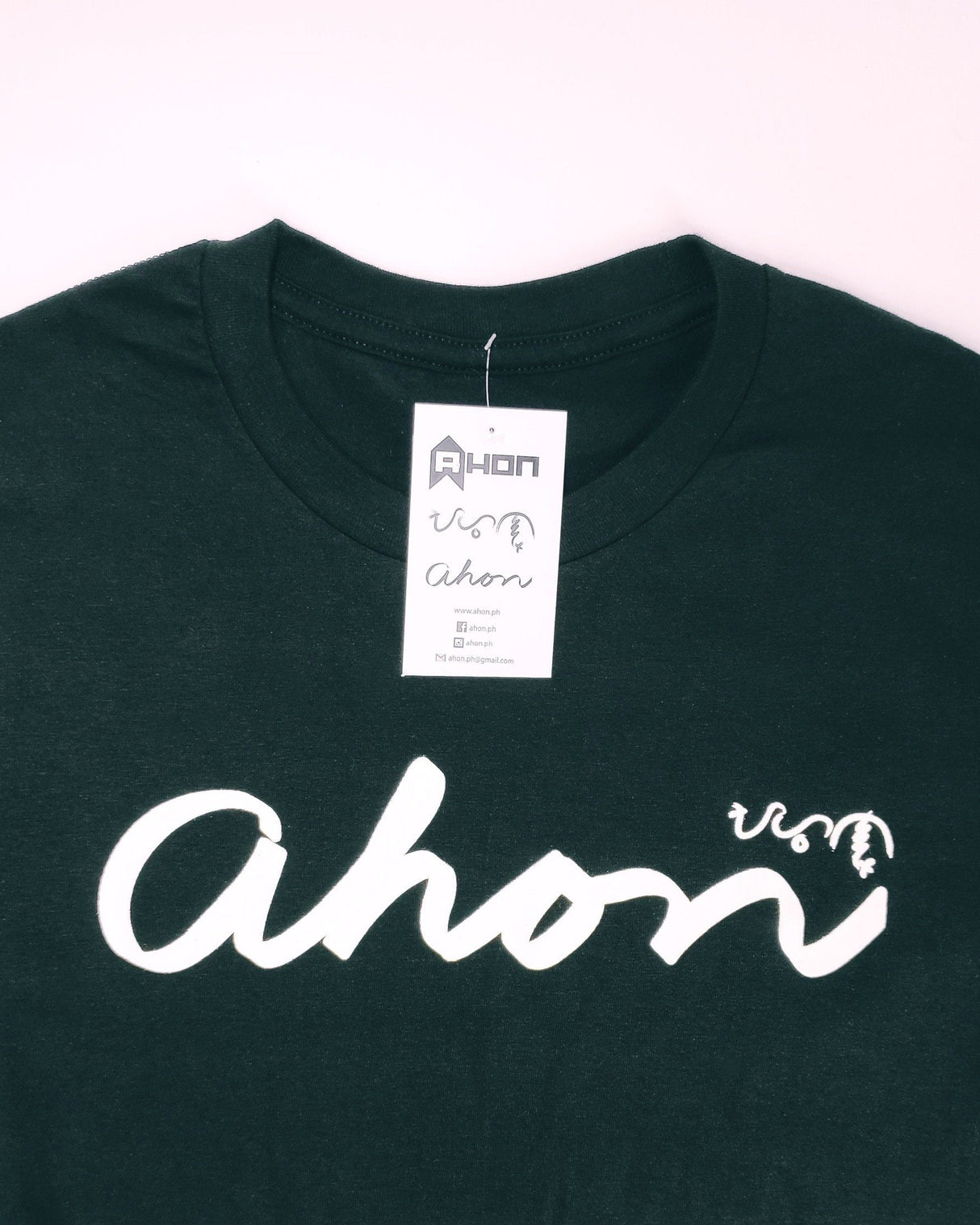 Ahon Brand lifestyle cotton shirt (black) - Ahon.ph