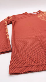 EbriBradie Maxvent LS Shirt (red lip / caramel) - dri fit mesh - Ahon.ph