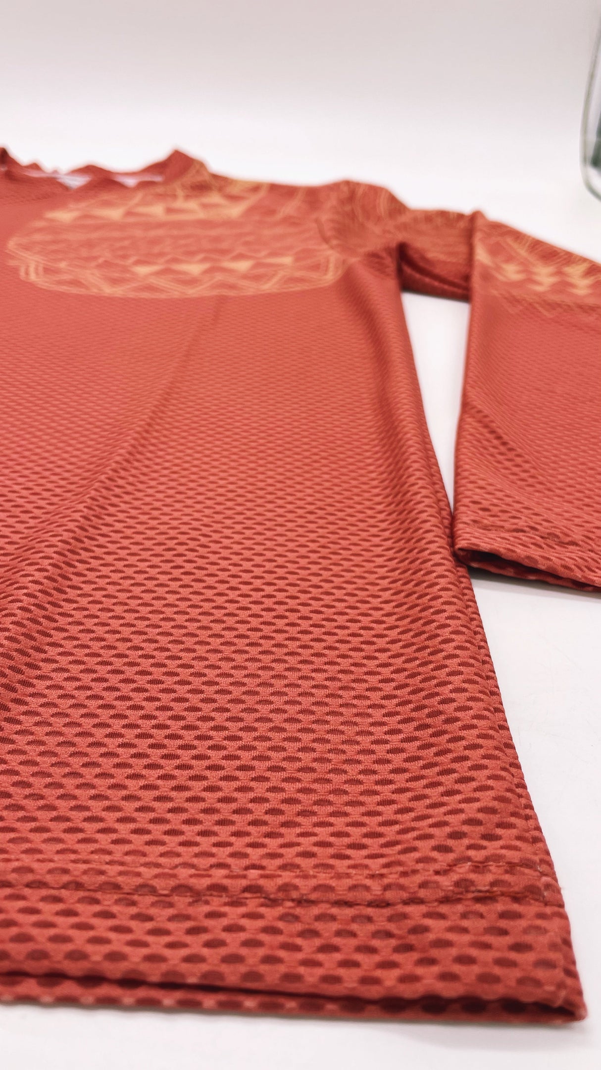 EbriBradie Maxvent LS Shirt (red lip / caramel) - dri fit mesh - Ahon.ph
