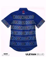 Uleyan Baro button up shirt (navy blue) - Ahon.ph
