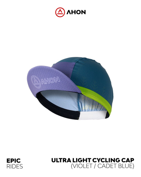 Ultra Light Cycling Cap (violet / cadet blue) - Ahon.ph
