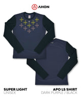 Apo Super Light LS Shirt (dark purple / black) - unisex - Ahon.ph