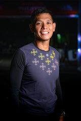 Apo Super Light LS Shirt (dark purple / black) - unisex - Ahon.ph