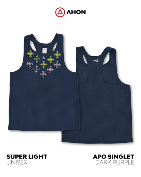 Apo Super Light Singlet (dark purple) - unisex - Ahon.ph