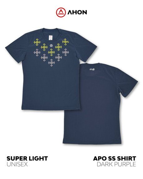 Apo Super Light SS Shirt (dark purple) - unisex - Ahon.ph