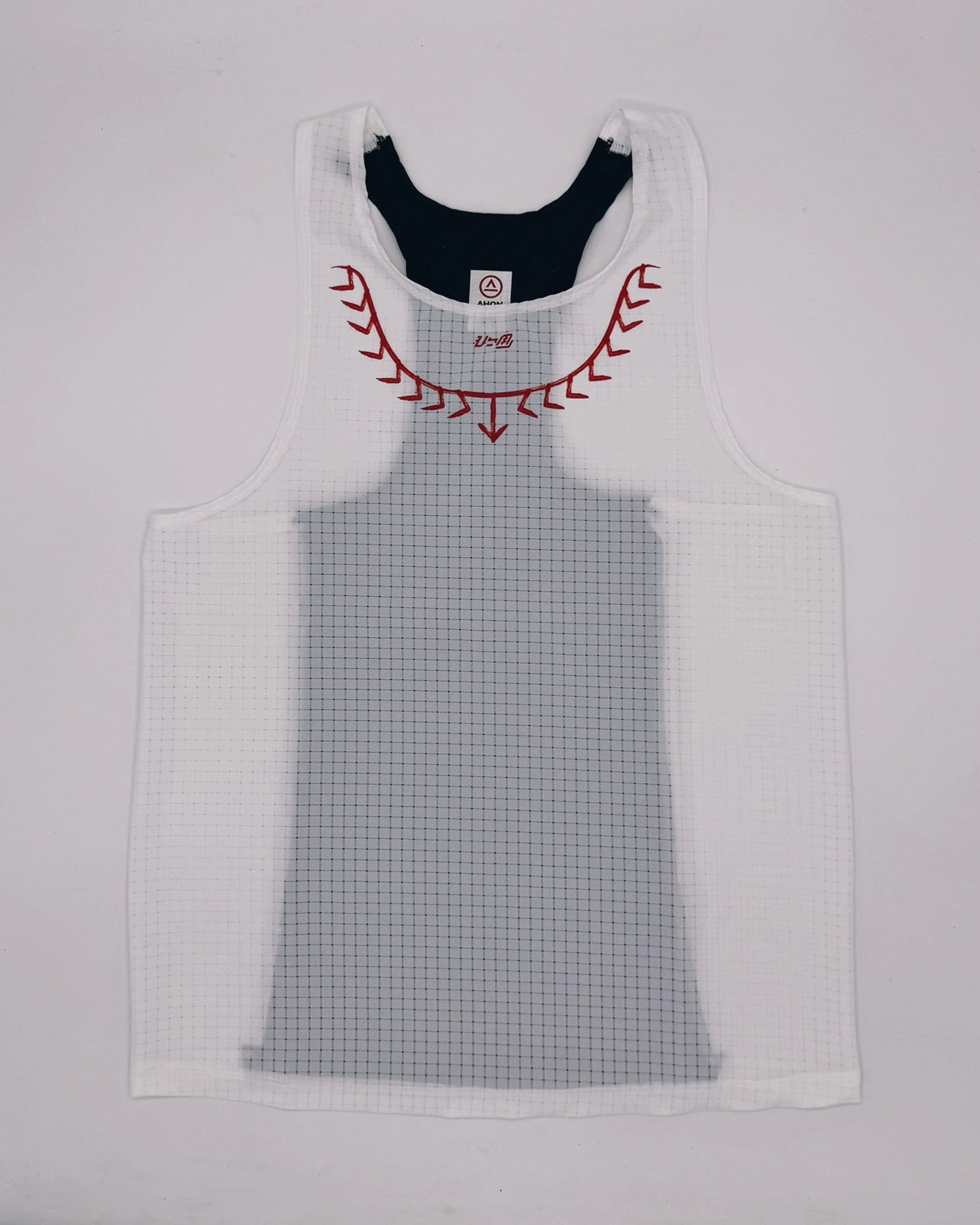 Koling Super Light Singlet (white / navy) - unisex - Ahon.ph