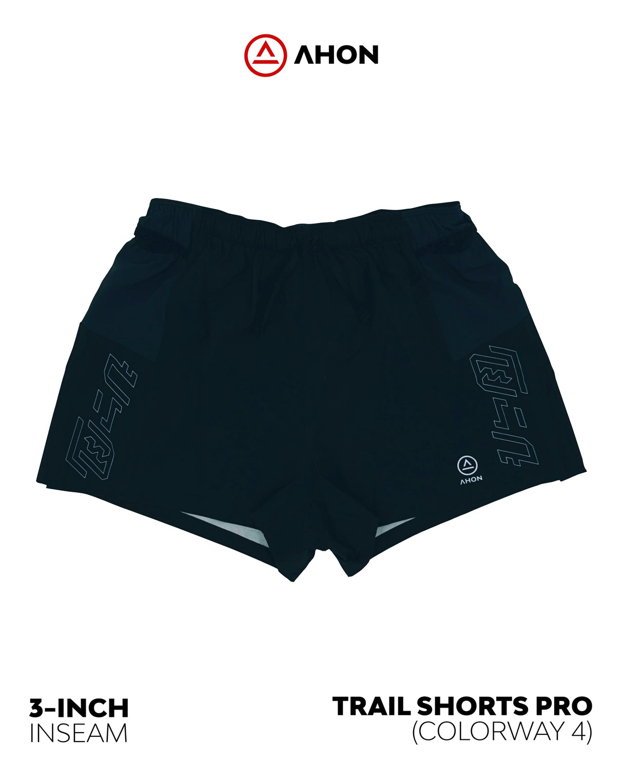 Trail Shorts Pro (colorway 4) 3 - inch inseam - unisex - Ahon.ph