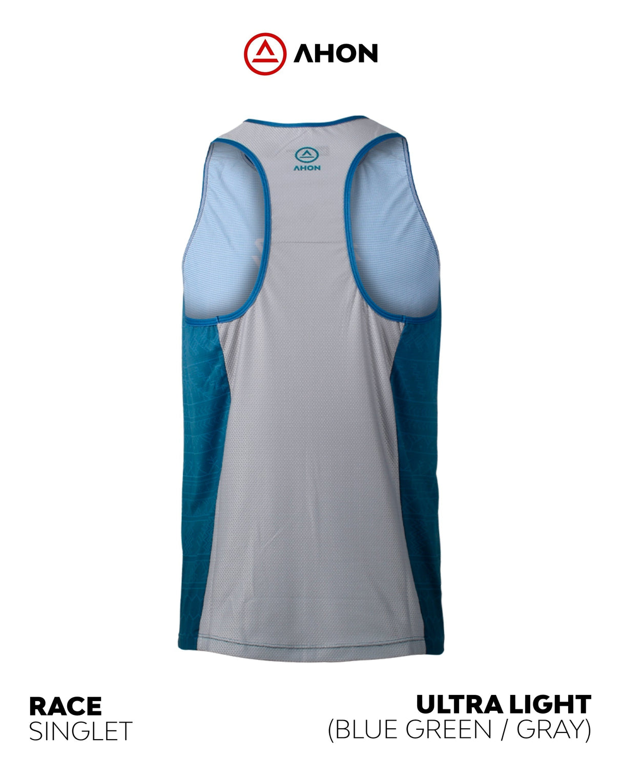 Ultra Light Singlet (blue green / gray) - unisex - Ahon.ph