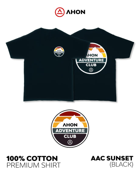 AAC Sunset lifestyle shirt (black) - Ahon.ph