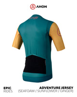 Adventure Jersey - Train (seafoam / sunflower / ginger) - Ahon.ph