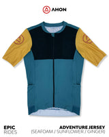 Adventure Jersey - Train (seafoam / sunflower / ginger) - Ahon.ph