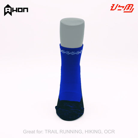Ahon Trail Running Socks (blue) - Ahon.ph