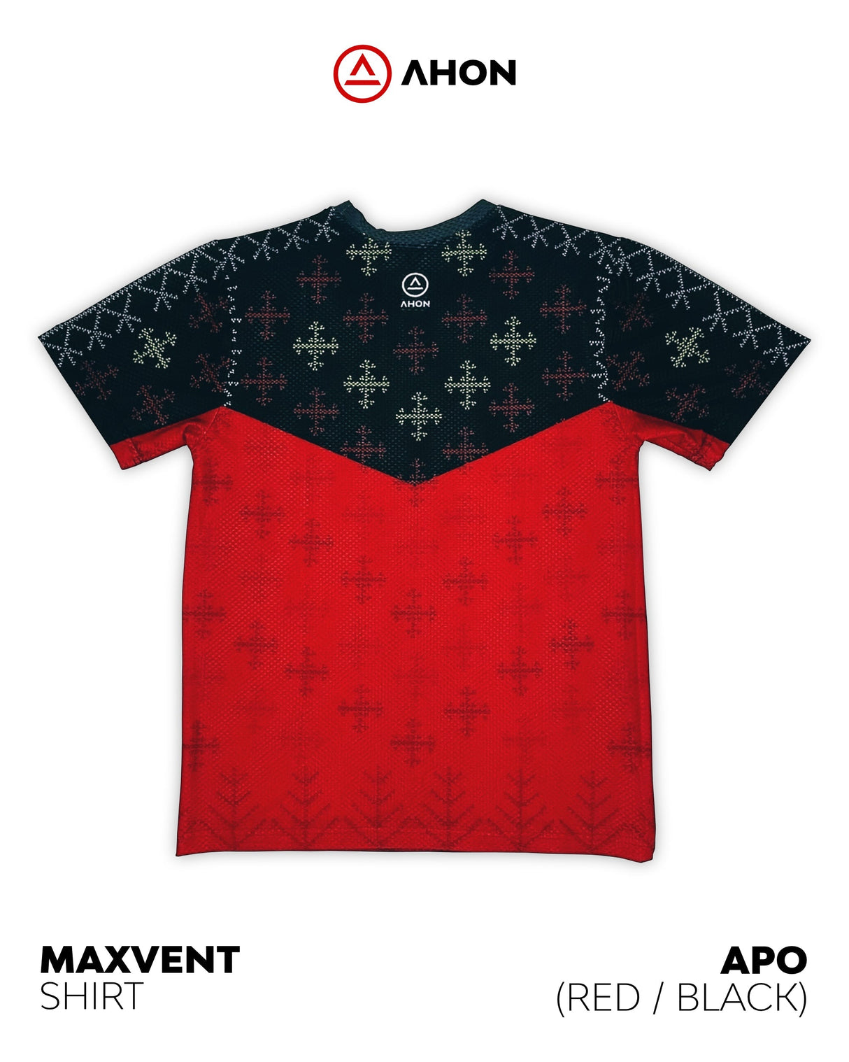 Apo Maxvent SS Shirt (red / black) - dri fit mesh - Ahon.ph