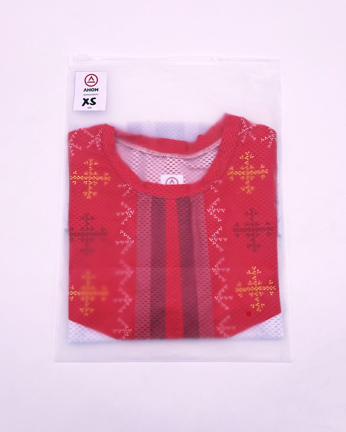 Apo Maxvent SS Shirt (white / red) - dri fit mesh - Ahon.ph