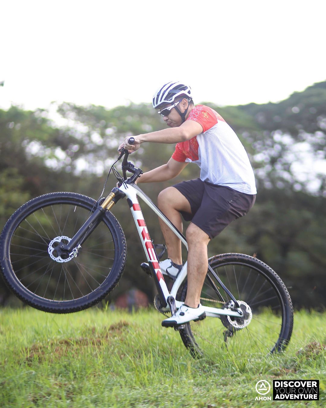 Apo Maxvent SS Shirt (white / red) - dri fit mesh - Ahon.ph