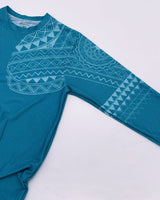 EbriBradie Maxvent LS Shirt (lake / baby blue) - dri fit mesh - Ahon.ph