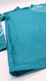 EbriBradie Maxvent LS Shirt (lake / baby blue) - dri fit mesh - Ahon.ph