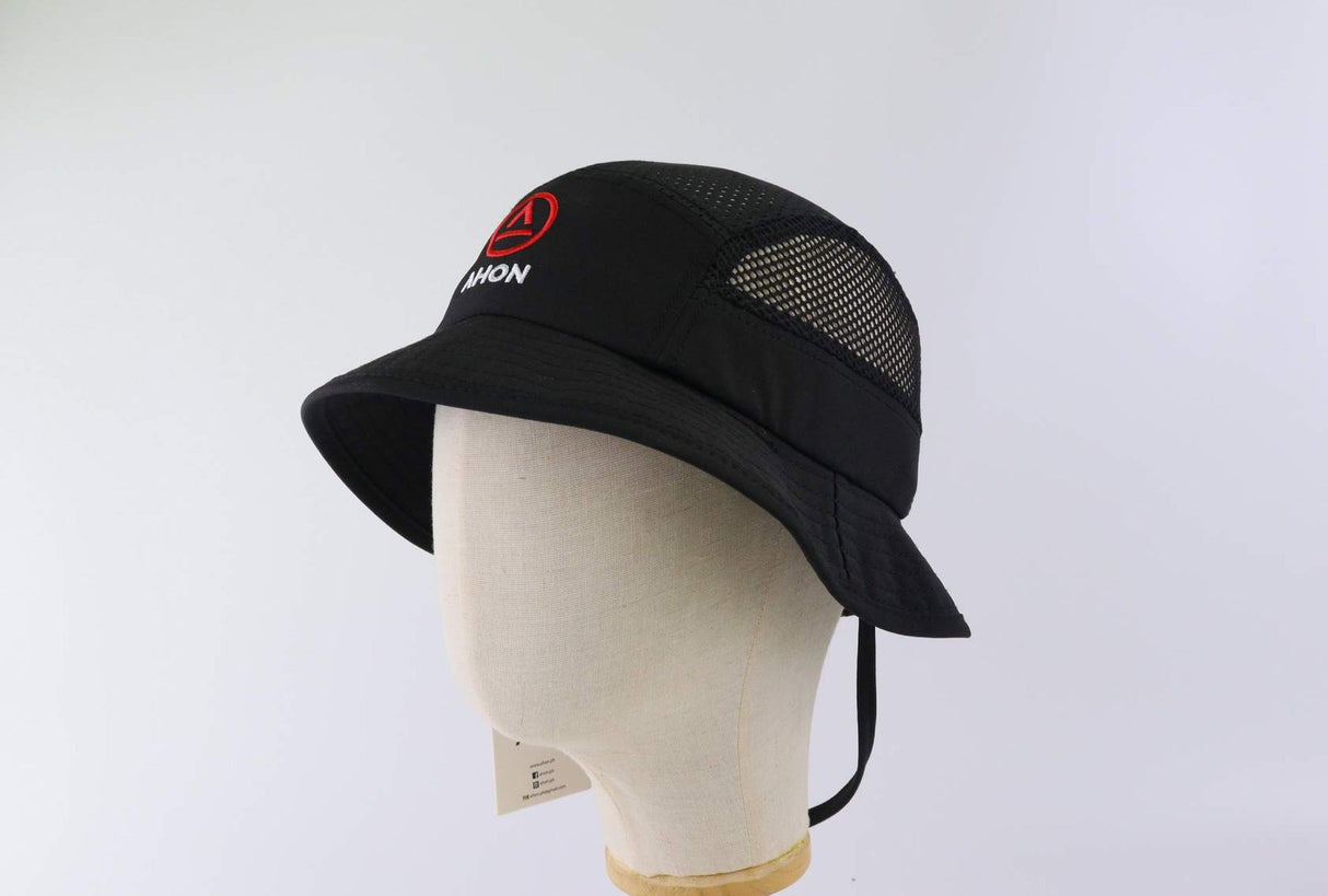 Logo Bucket Hat (black) - Ahon.ph