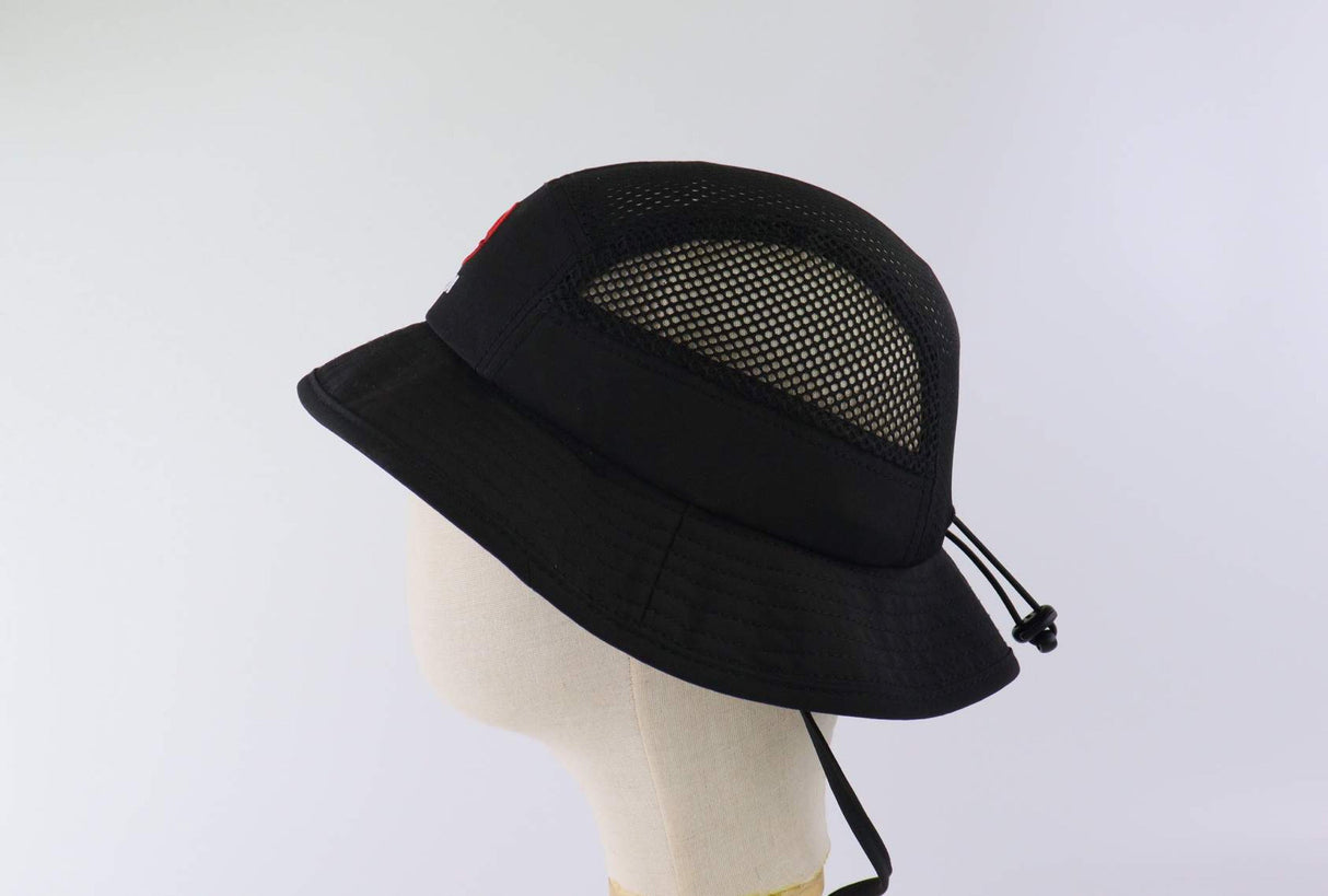 Logo Bucket Hat (black) - Ahon.ph