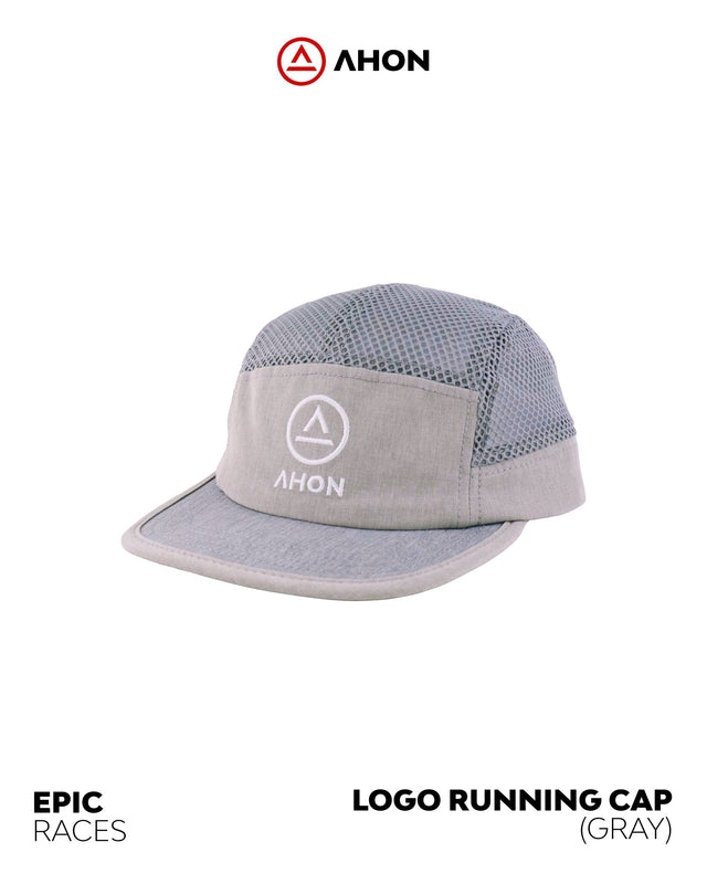 Logo Running Cap (gray) - Ahon.ph