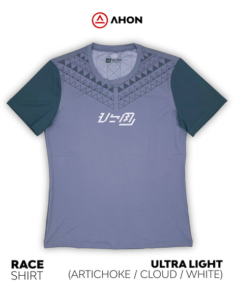 Ultra Light Running Shirt (cloud / artichoke) - unisex - Ahon.ph