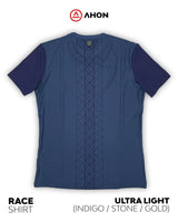Ultra Light Running Shirt (stone / indigo / gold) - unisex - Ahon.ph