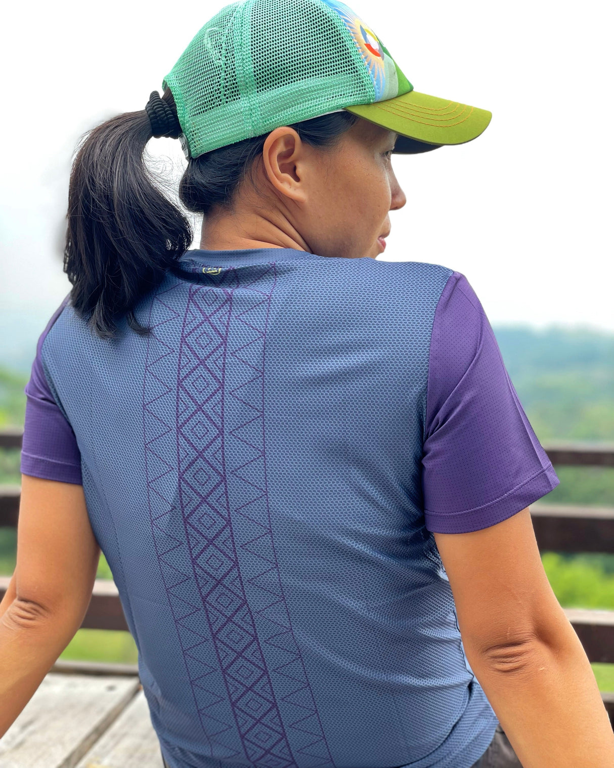 Ultra Light Running Shirt (stone / indigo / gold) - unisex - Ahon.ph