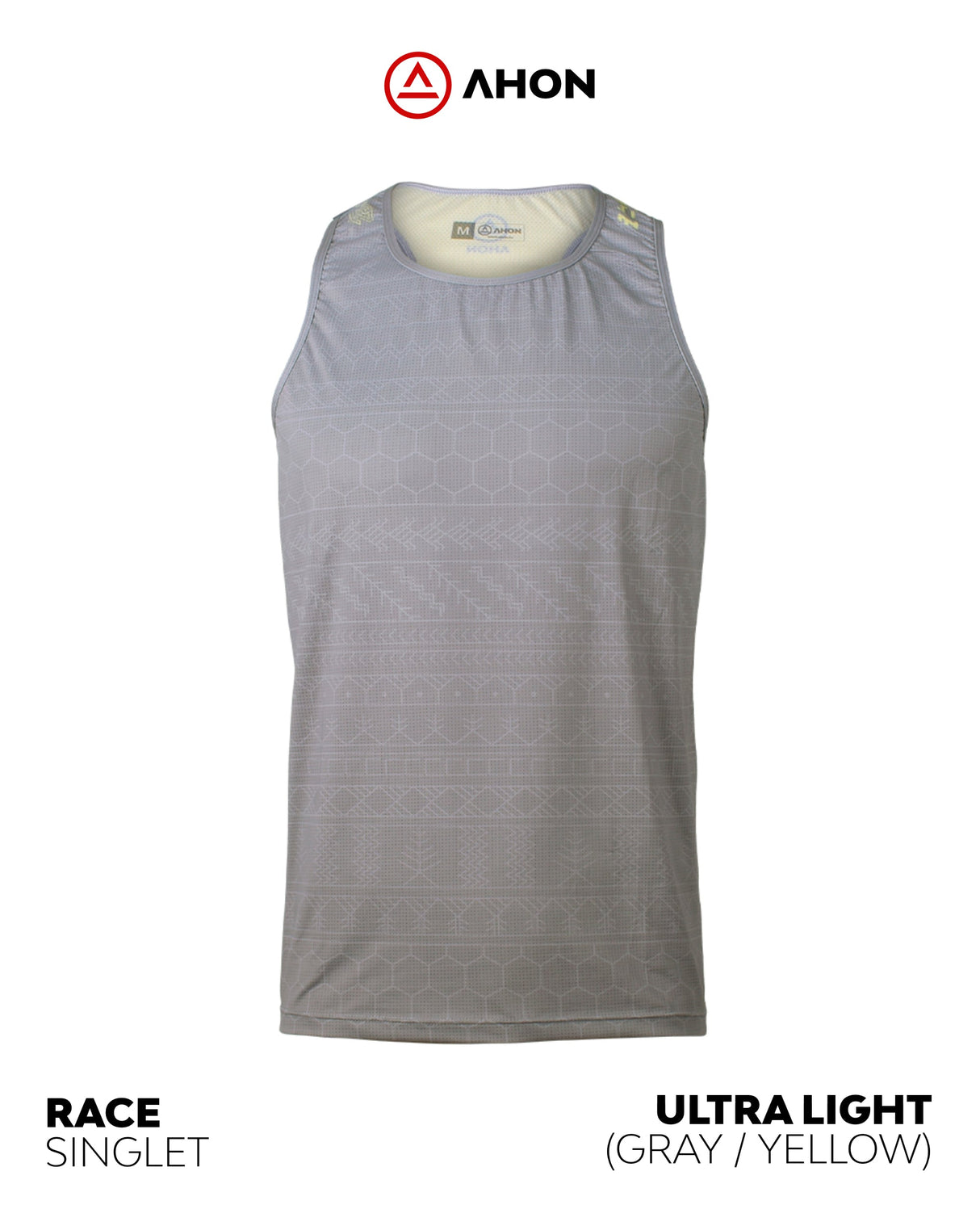 Ultra Light Singlet (gray / yellow) - unisex - Ahon.ph