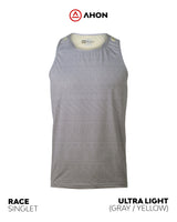 Ultra Light Singlet (gray / yellow) - unisex - Ahon.ph