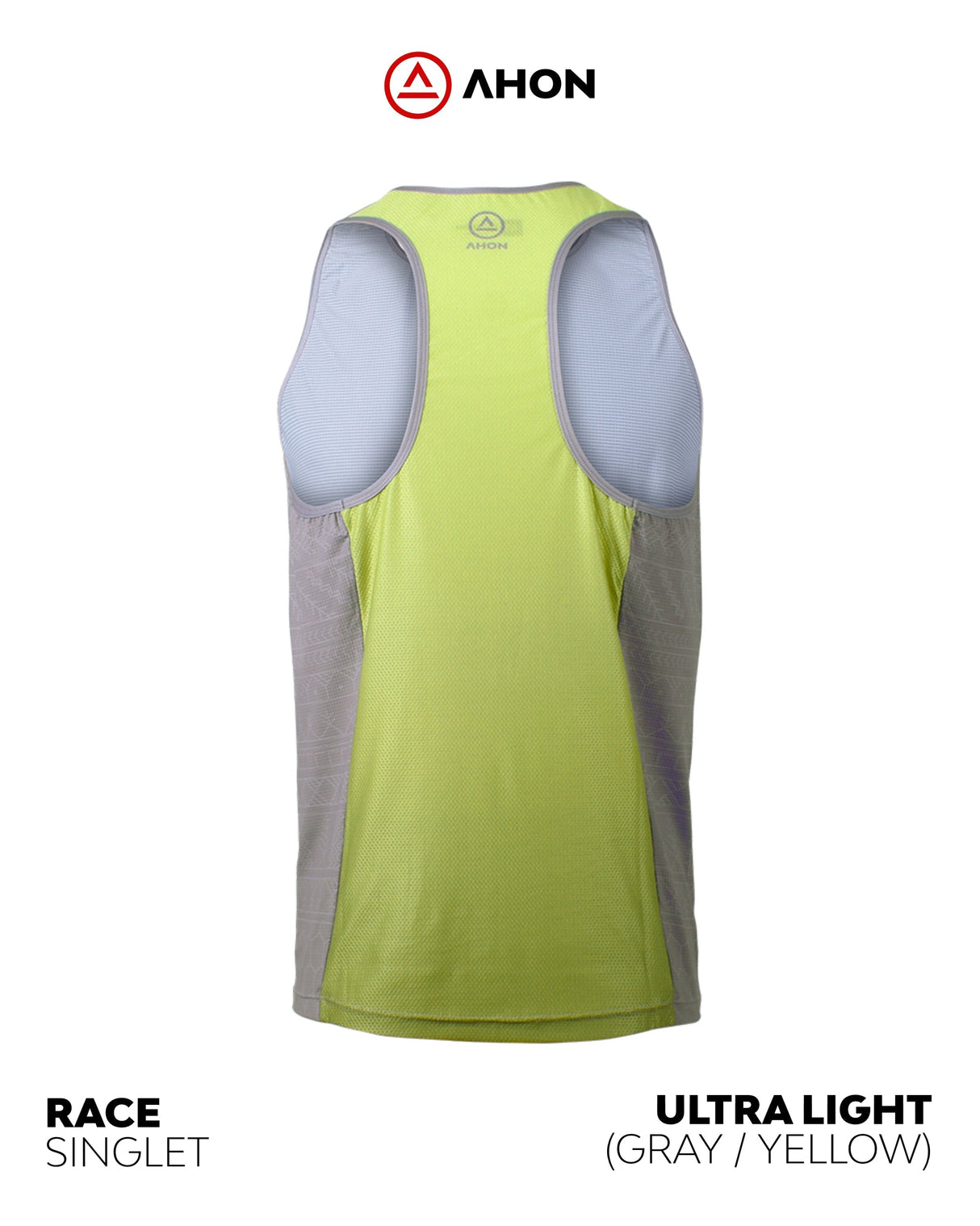 Ultra Light Singlet (gray / yellow) - unisex - Ahon.ph