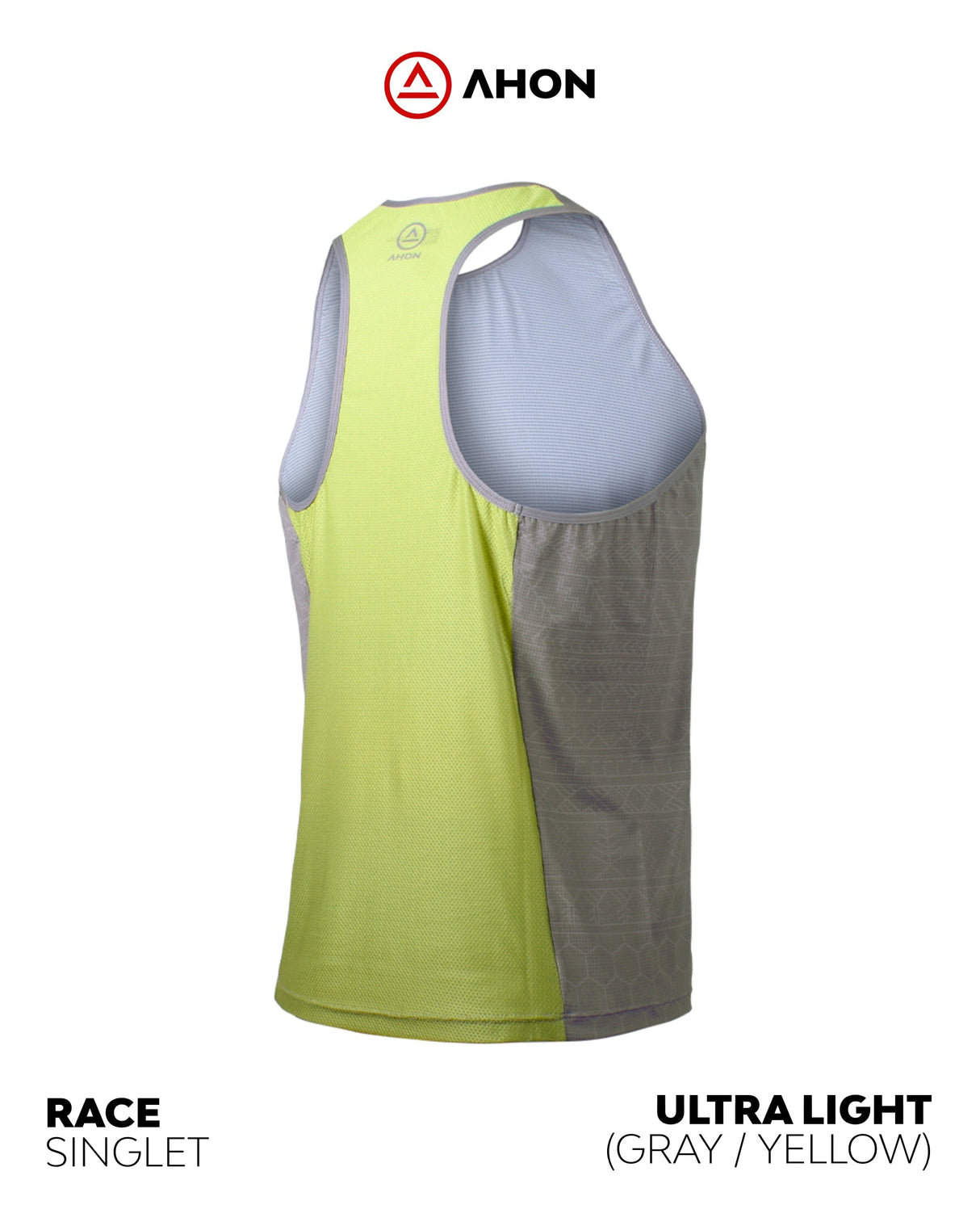Ultra Light Singlet (gray / yellow) - unisex - Ahon.ph